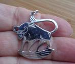 zilveren hanger sterrenbeeld stier [1038], Verzenden, Zo goed als nieuw, Zilver, Overige materialen