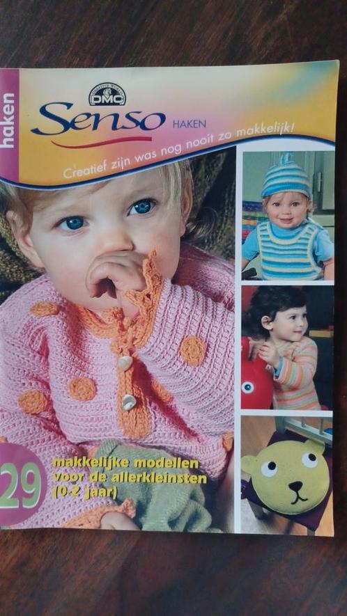 Senso, dmc,  eenvoudige haakpatronen voor de baby, Hobby en Vrije tijd, Breien en Haken, Zo goed als nieuw, Haken, Patroon of Boek