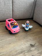 Little People auto en vliegtuig met poppetjes, Ophalen of Verzenden, Gebruikt