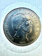 1863 halve gulden / 0.5 gulden, Ophalen of Verzenden, Koning Willem III, ½ gulden, Zilver
