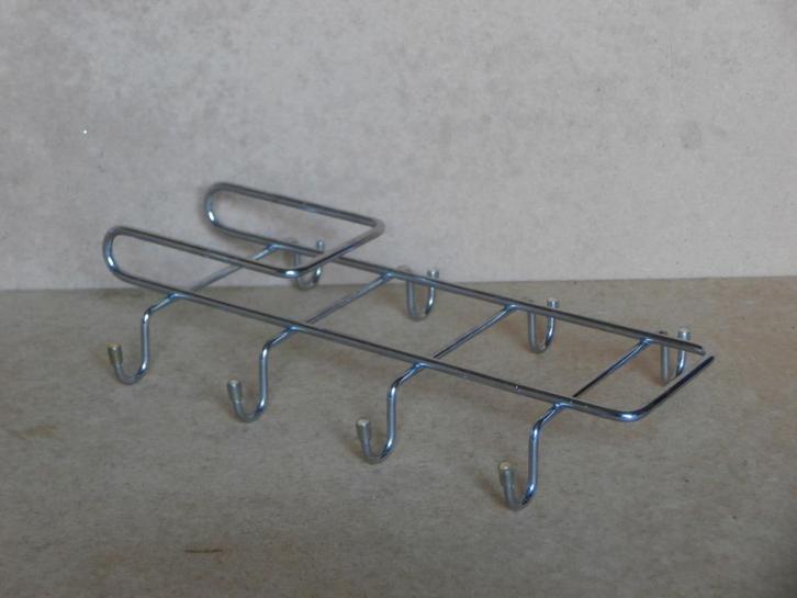 6 haken bekerhouder mok kop houder kopjes bekers rvs rekje, Huis en Inrichting, Keuken | Keukenbenodigdheden, Zo goed als nieuw