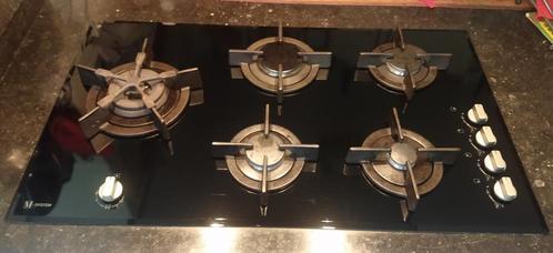 5-pits Gaskookplaat met wokbrander, Huis en Inrichting, Keuken | Keukenbenodigdheden, Gebruikt, Ophalen