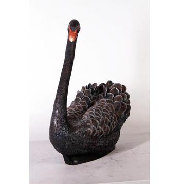 Swan Black – Zwaan beeld Hoogte 65 cm beschikbaar voor biedingen