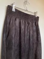 Moscow donkerbruine midi rok leer look maat S, Bruin, Anna van Toor BV, Ophalen of Verzenden, Maat 36 (S)