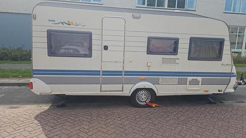 Hobby Excellent 470, Caravans en Kamperen, Caravans, Particulier, tot en met 4, 1000 - 1250 kg, Rondzit, Hobby, Dwarsbed, Disselslot