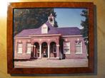 ingelijste kleurenfoto oude raadhuis Tongelre Eindhoven, Gebruikt, 1980 tot heden, Foto, Ophalen of Verzenden