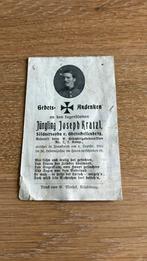 WO1 duitse militair bidprentje, Verzamelen, Verzenden