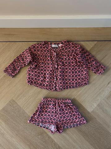 Z.g.a.n. Zomers Zara setje, blouse + short, maat 92 / 98 beschikbaar voor biedingen
