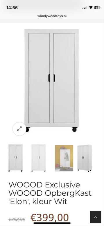Kledingkast WOOOD Elon Kast - Wit