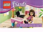 Lego friends 30102, Olivia's kantoor, Complete set, Ophalen of Verzenden, Lego, Zo goed als nieuw