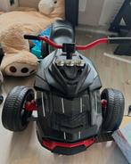 Elektrische Kinderauto Trike - Zwart met Bluetooth, Kinderen en Baby's, Speelgoed | Buiten | Accuvoertuigen, Ophalen of Verzenden