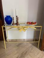Console - bijzettafel brocante, Huis en Inrichting, Tafels | Sidetables, Ophalen, Zo goed als nieuw, 25 tot 50 cm, Rechthoekig