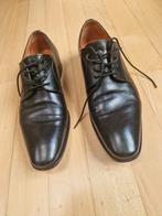 Van lier zwarte herenschoenen   mt 8 1/2, Ophalen of Verzenden, Zo goed als nieuw, Zwart