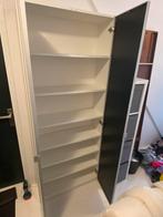 IKEA boekenkast Billy wit + deuren (Nieuwstaat!), 50 tot 100 cm, Eikenhout, 25 tot 50 cm, Modern