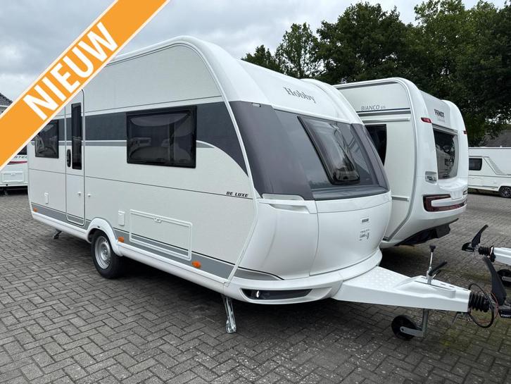 Hobby De Luxe 460 UFE Model 2026, Caravans en Kamperen, Caravans, Bedrijf, tot en met 4, 1000 - 1250 kg, Rondzit, Hobby, Frans bed