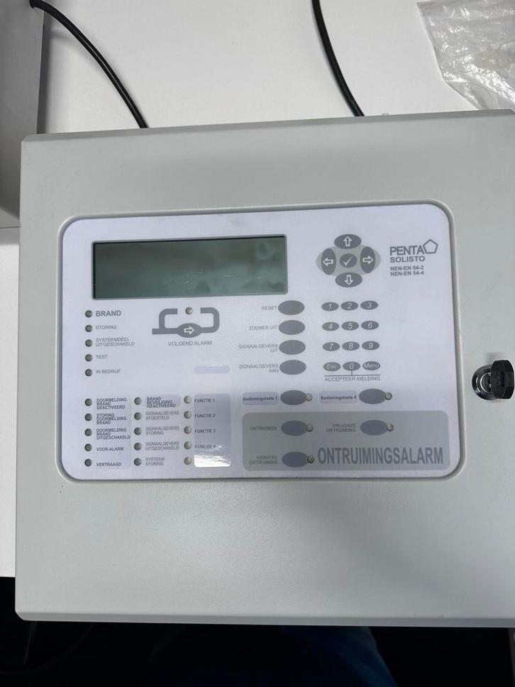 Penta (hertek) Brandmeld centrale solisto 5000, Doe-het-zelf en Verbouw, Alarmsystemen, Zo goed als nieuw, Compleet systeem, Overige soorten