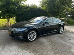 Tesla Model S 85 2015 Zwart Free supercharger accu, Auto's, Tesla, Automaat, USB, Zwart, Model S