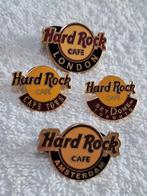 Hard Rock Cafe : 4 Emaille Pins , Gaan per stuk, Verzenden, Zo goed als nieuw, Merk, Speldje of Pin