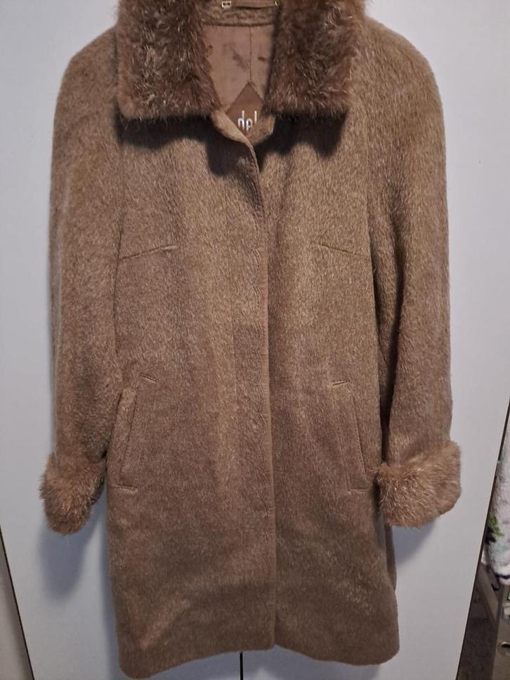 Vintage Del Mod Internationale Jas, Kleding | Dames, Jassen | Zomer, Zo goed als nieuw, Maat 38/40 (M), Beige, Ophalen of Verzenden