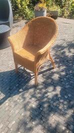 Rieten stoel, Huis en Inrichting, Stoelen, Ophalen, Zo goed als nieuw, Bruin, Eén