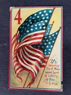 Reliëfkaart AMERIKA, Ophalen of Verzenden, Voor 1920, Ongelopen, Feest(dag)