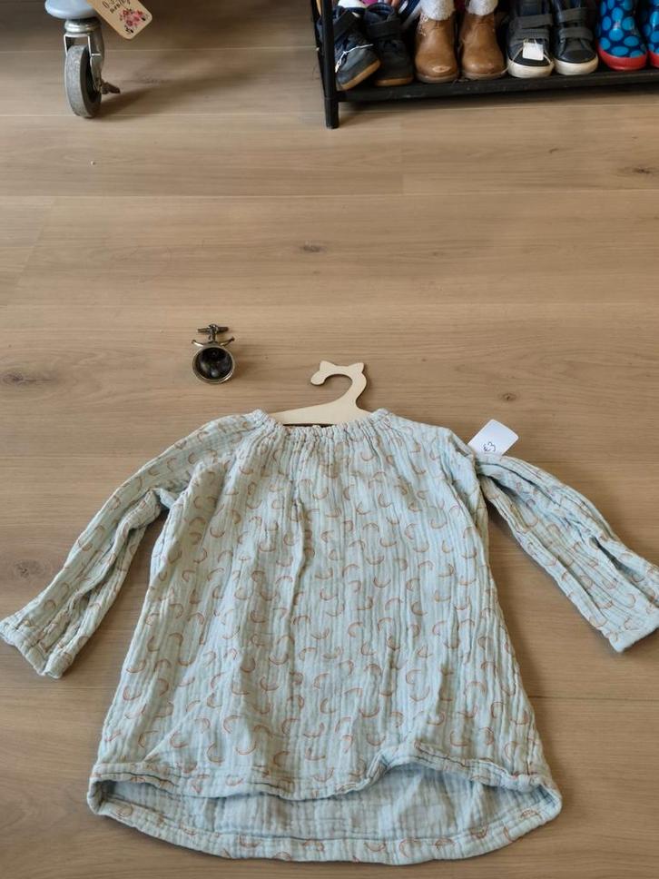 Blauw tuniek maat 86 regenbogen, Kinderen en Baby's, Babykleding | Maat 86, Gebruikt, Jongetje of Meisje, Ophalen of Verzenden