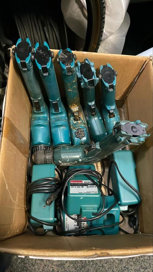 Makita accuboormachines (defect) + opladers, Doe-het-zelf en Verbouw, Gereedschap | Boormachines, Gebruikt, Boormachine, Ophalen