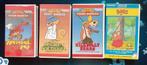 Leuke tekenfilmpjes op VHS banden, Gebruikt, Tekenfilm, Alle leeftijden, Ophalen of Verzenden