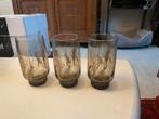 Vintage Limonadeglazen, Jaren 60/70 (5 stuks), Glas of Glazen, Gebruikt, Ophalen of Verzenden, Glas