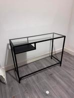 IKEA vittsjö tafel, Huis en Inrichting, Tafels | Sidetables, Ophalen, 50 tot 100 cm, Zo goed als nieuw, Glas