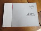 Instructieboek Nissan Micra 2004, zeer mooi!, Auto diversen, Handleidingen en Instructieboekjes, Ophalen of Verzenden