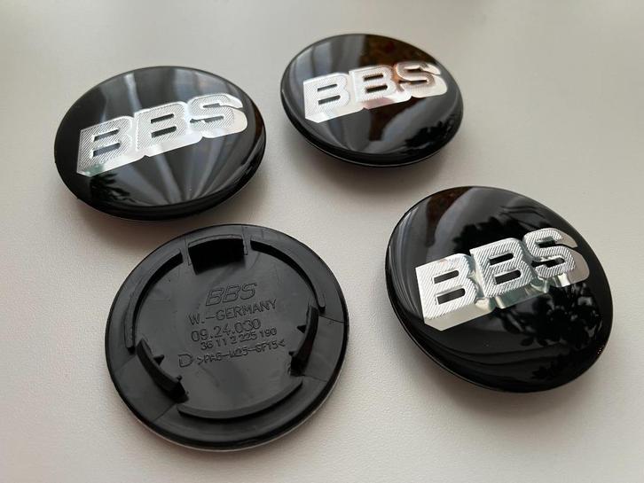 4X BBS EMBLEEM VOOR RM EN RS VELGEN BUITEN MAAT 70MM, Auto diversen, Wieldoppen, Nieuw, Ophalen of Verzenden