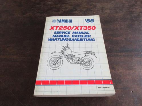 Yamaha XT250 XT350 1985 werkplaatshandboek manual, Motoren, Handleidingen en Instructieboekjes, Yamaha, Ophalen of Verzenden