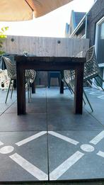 Houten bielsen tuintafel, Ophalen, Gebruikt, Rechthoekig, Hout