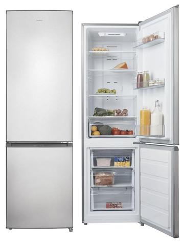 Complete Inventum Koelkast met Vriezer (onder) - Zilver beschikbaar voor biedingen