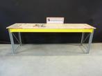 Zware werkbank / werktafel / paktafel / inpaktafel 286x74x97, Gebruikt, Onbekend, Ophalen of Verzenden, 170 cm of meer