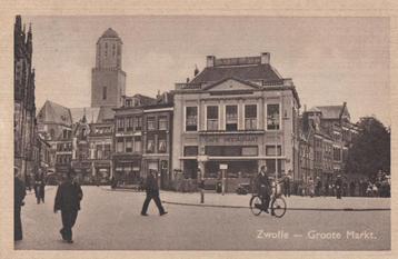 zwolle  groote markt   1939 tekst/zegel beschikbaar voor biedingen