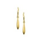 Gouden Pegel oorhangers - 14 karaat goud, Hangers, Nieuw, Ophalen of Verzenden, Goud