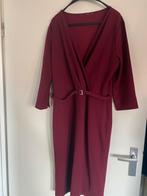 Lange elegante bordeaux kleurige jurk maat 38, Maat 38/40 (M), Ophalen of Verzenden, Zo goed als nieuw, Rood