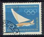 DDR 1960 Olympische spelen Zeilen, Postzegels en Munten, Postzegels | Europa | Duitsland, Ophalen of Verzenden, DDR, Gestempeld