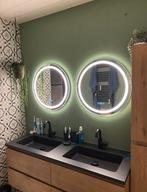 Luxe Badkamerspiegel LED, Verwarmd & Sensor - Diverse Maten!, Ophalen of Verzenden, Zo goed als nieuw, Minder dan 100 cm