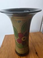 Plateel vaas, de Duif, den Dolder, 21 cm hoog, Ophalen