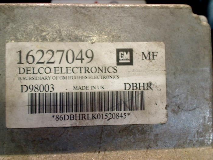 Computer Motormanagement van een Opel Astra, Auto-onderdelen, Elektronica en Kabels, Opel, Gebruikt, 3 maanden garantie, Ophalen of Verzenden