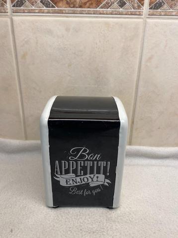 Servet Houder Bon Appetit (2) beschikbaar voor biedingen