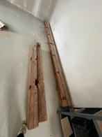 Oude eiken gebinten ( huis uit 1900) - 2x2m, 1x7m, Doe-het-zelf en Verbouw, Hout en Planken, Ophalen, Gebruikt, Balk, Overige houtsoorten