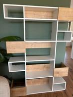 wand/boekenkast, Ophalen, Met plank(en), Zo goed als nieuw, Minder dan 150 cm