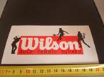 sticker wilson golf tennis squash *, Ophalen, Zo goed als nieuw, Bedrijf of Vereniging