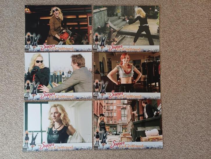 MY   SUPER   EX - GIRLFRIEND     lobbycard set., Verzamelen, Posters, Nieuw, Film en Tv, A4 of kleiner, Verzenden