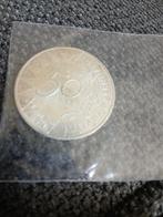 50 Gulden 1987 - Juliana & Bernhard Jubileum, Koningin Juliana, Zilver, Ophalen of Verzenden, Losse munt