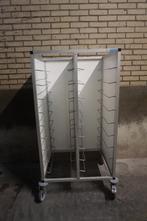 Hupfer regaalwagen dienbladenwagen, afruimwagen, Ophalen of Verzenden, Gebruikt